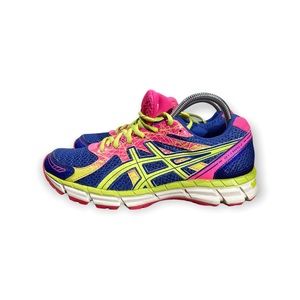 Women's Asics Gel-Excite 2 Running Shoes Size 9  T473N Blue Yellow Ship Fast